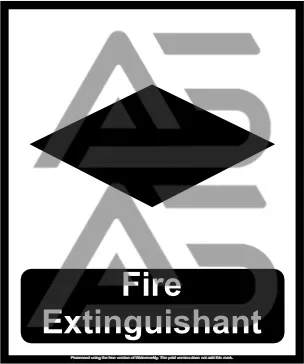 تابلوی Fire Extinguishant