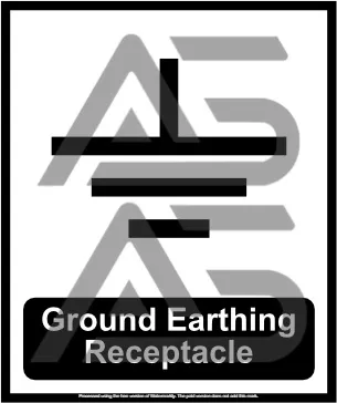 تابلوی Ground Earthing Receptacle