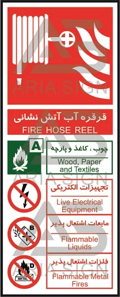 تابلوی قرقره آب آتش نشانی